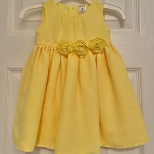 *NWOT* Carter’s Yellow Spring Dress, Size 6 Months